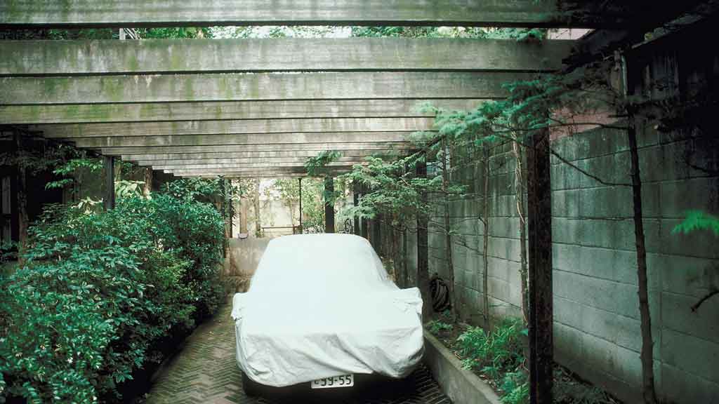 Combined carport and garage structure built for a Central Coast home