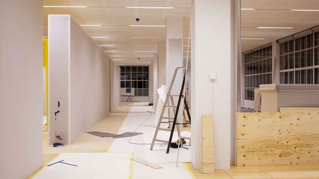 Structural renovation and upgrade work underway at a Central Coast home