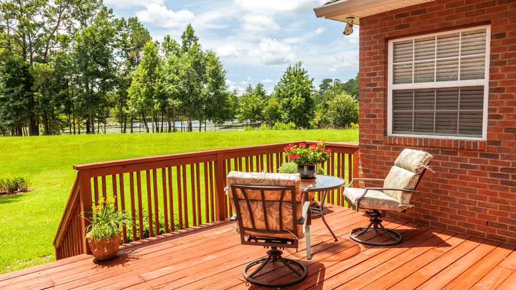 Timber decking built by Central Coast deck experts
